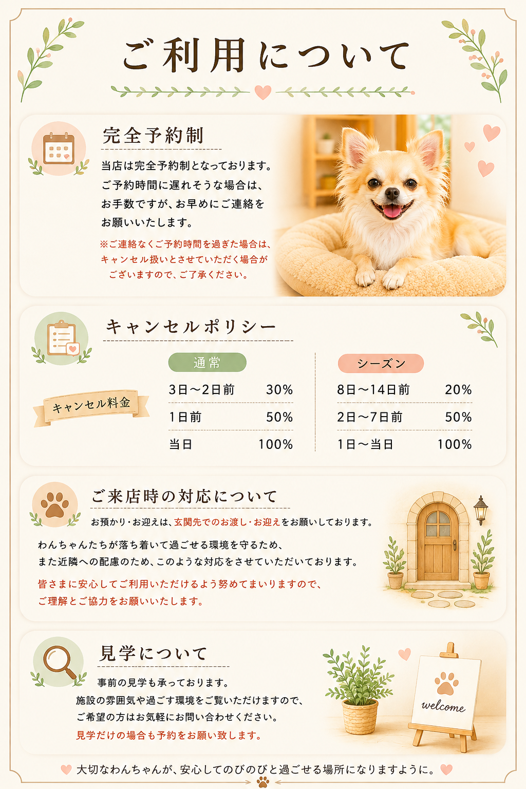 ご利用について